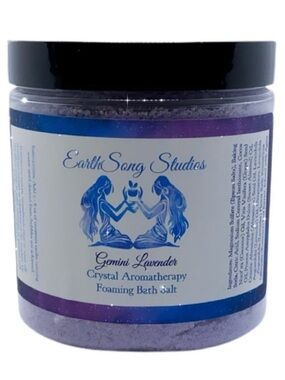 Gemini Lavender Foaming Bath Salt - Lavender